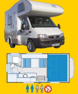 Wohnmobil mieten Alkoven Wohnmobilvermietung
