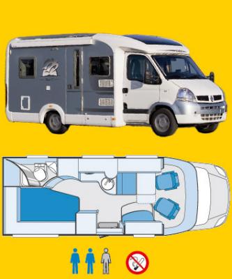 Wohnmobil mieten Teilintegriert  Wohnmobilvermietung